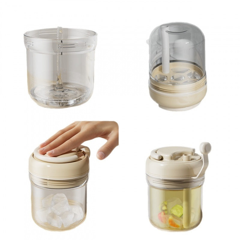 3-in-1 Ice Cube Tray Water Cup Household Breakfast Cup